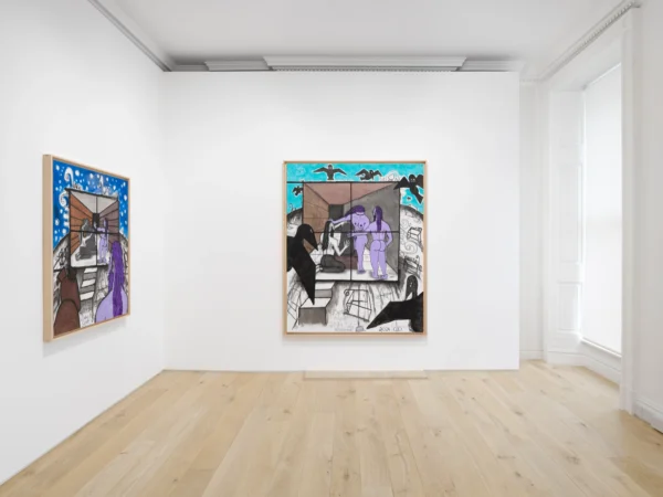 Carroll Dunham: Open Studio & Empty Spaces @Galerie Max Hetzler, London  - GalleriesNow.net 