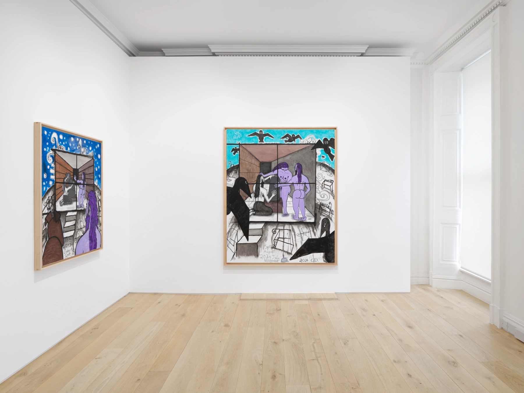 Image for Carroll Dunham: Open Studio & Empty Spaces, at Galerie Max Hetzler