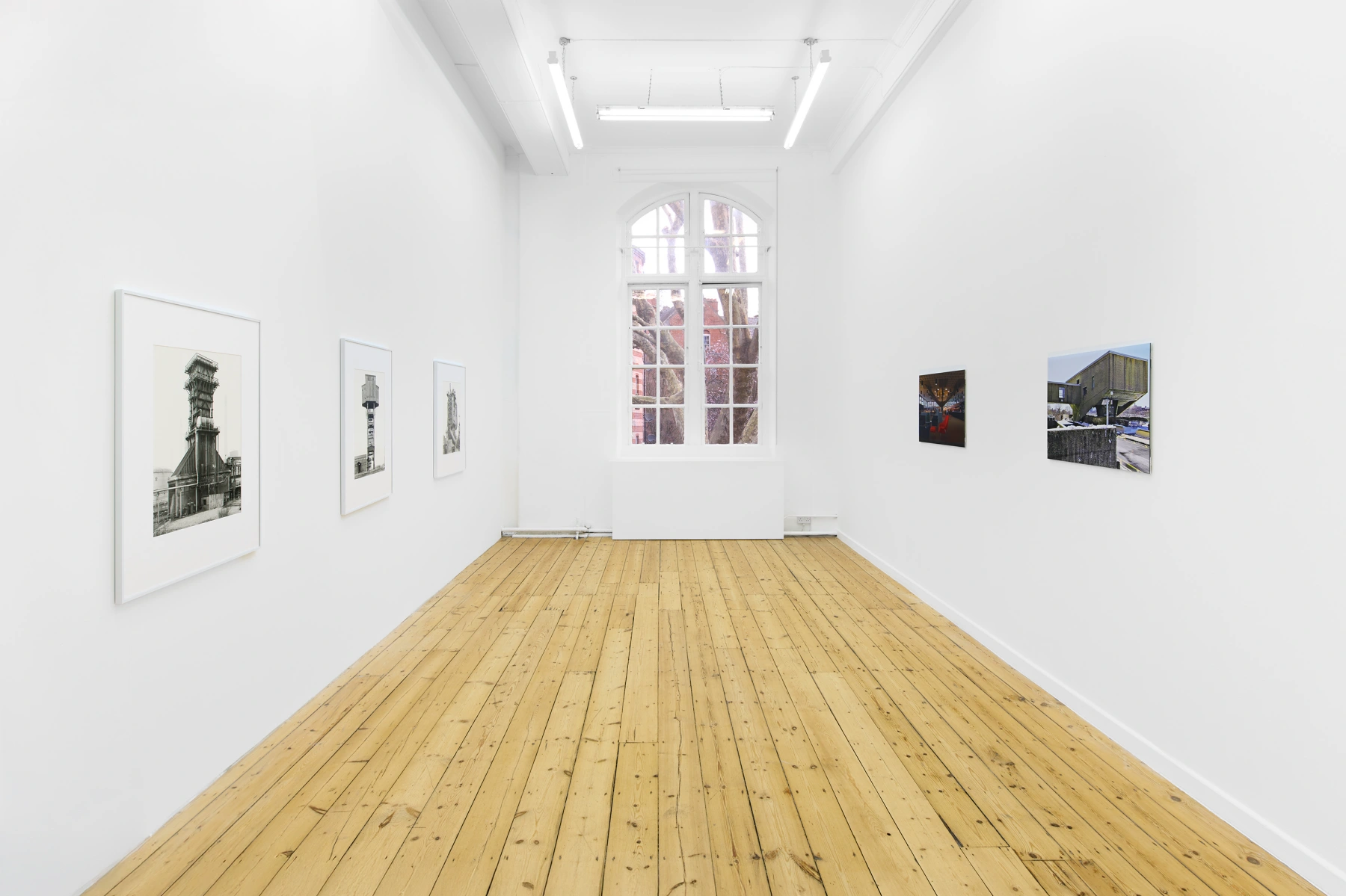 Image for James Welling and Bernd & Hilla Becher, at Maureen Paley Studio M