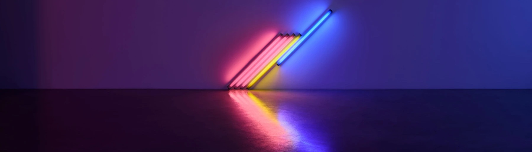 Image for our show of the day, Dan Flavin, at Ordovas